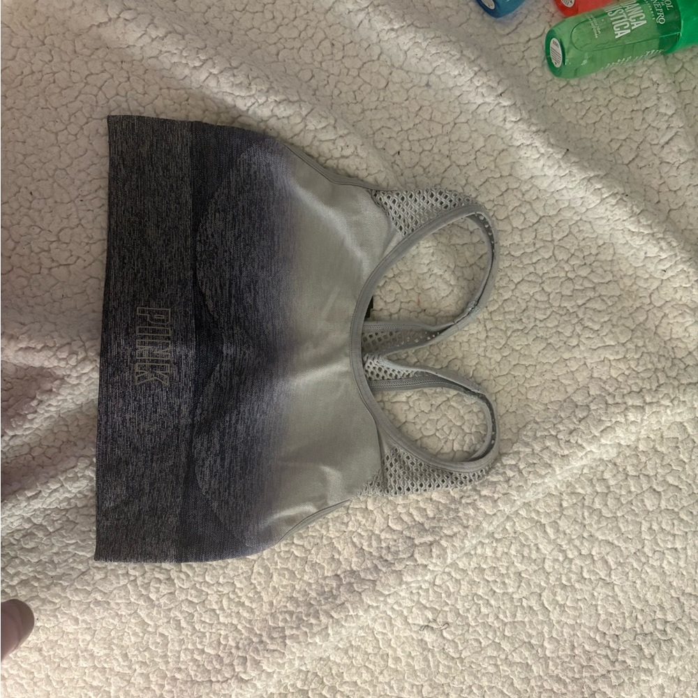 Victoria's Secret Gray Ombre Sports Bra